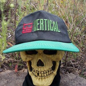Vintage 90s Mountain Dew Get Vertical Promo Snap Back Hat